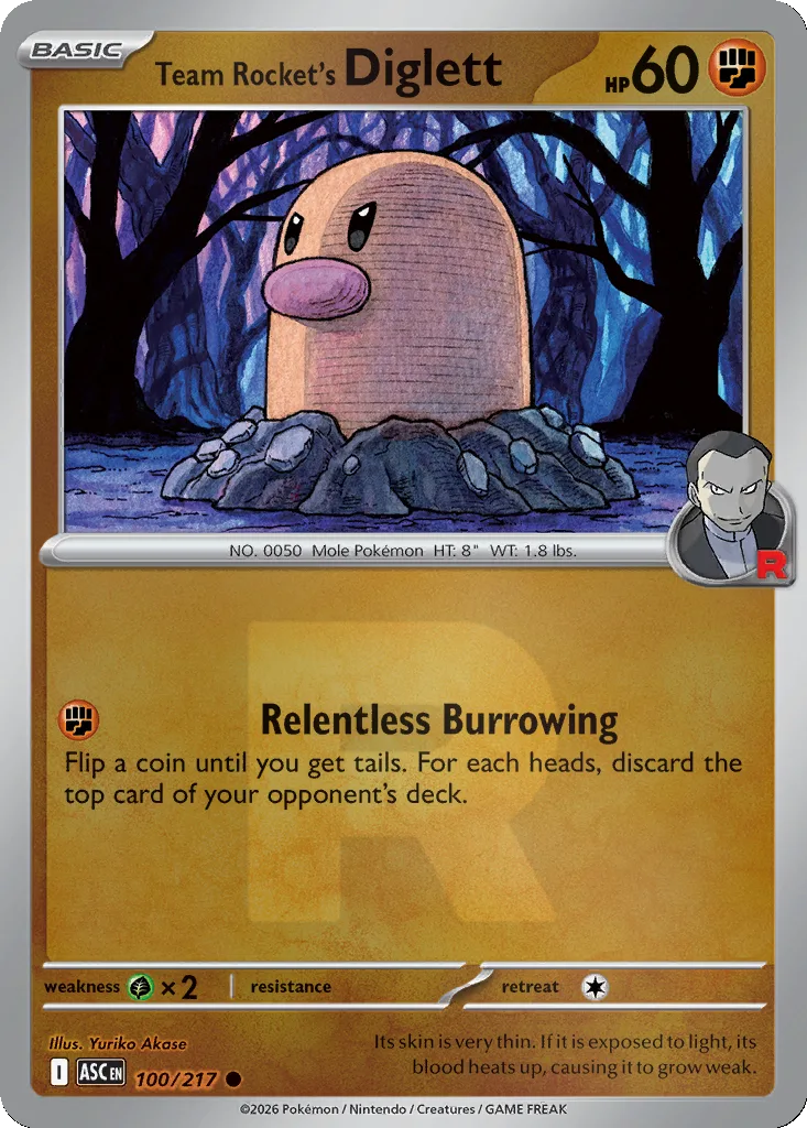 Team Rocket's Diglett